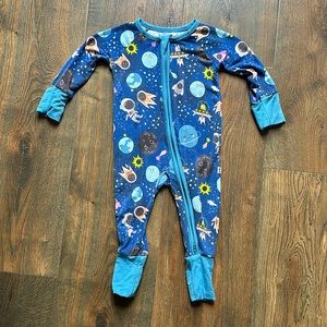 Little Sleepies Out of This World Convertible Zippy 0-3 GUC